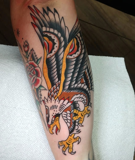 Tattoo Shop «Two Headed Dog Tattoo Studio», reviews and photos, 189 Changebridge Rd #3, Montville, NJ 07045, USA