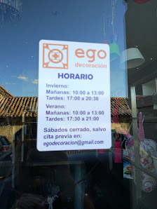 Ego Decoración C. de Abastos, 94, 28300 Aranjuez, Madrid, España