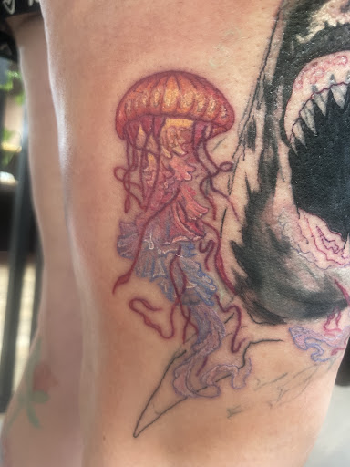 Explore river tattoo ideas, creative tattoo ideas in Clintonville, available at Honey Heart Tattoo