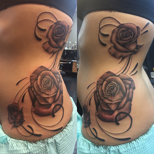 Explore tattoo ideas for men bicep, creative tattoo ideas in Overland Park, available at Aftershock Tattoo Co.