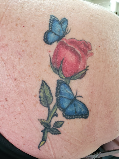 Explore little hand tattoo ideas, creative tattoo ideas in Somerset, available at Bodeans Tattoos