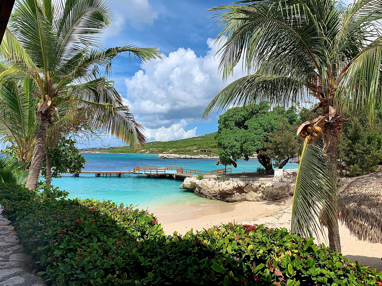 Foto von Strände von Dreams Curacao mit feiner beiger sand Oberfläche