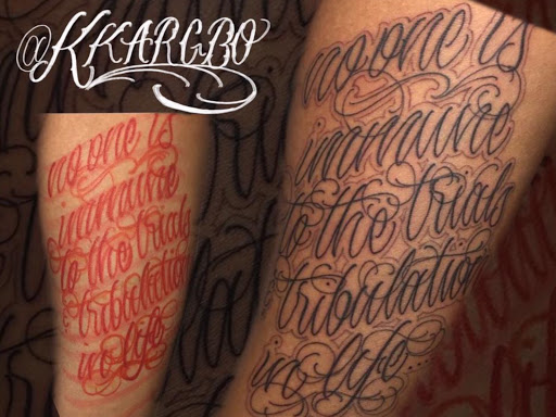 Explore marathon tattoo ideas, creative tattoo ideas in Urbana, available at Paign City Tattoo