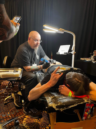 Explore full arm tattoo ideas, creative tattoo ideas in Park Hills, available at Sideshow Tattoo and Piercings