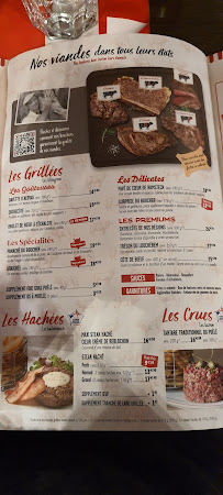 Restaurant La Boucherie à Dreux menu