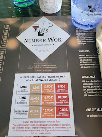 Number Wok à Pontarlier menu