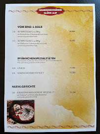 Restaurant Gemeindeschänke ''Glück Auf'' à Unstruttal - menu / carte