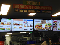 Burger King à Paris carte