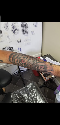 Explore chest and sleeve tattoo ideas, creative tattoo ideas in Richmond, available at Captured Moment Tattoos
