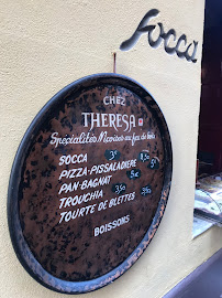 Chez Thérésa à Nice menu