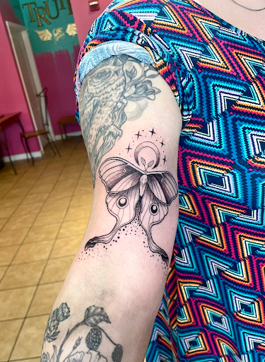 Explore sun and moon tattoo ideas, creative tattoo ideas in Berwick, available at Truth Custom Tattoo, Design & Gallery