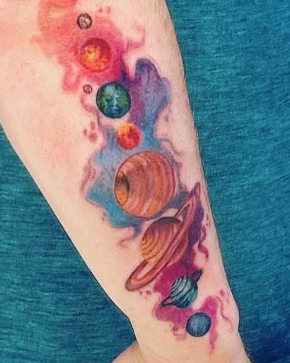 Explore pin up girl tattoo ideas, creative tattoo ideas in Myrtle Beach, available at Elite Ink Tattoos of Myrtle Beach