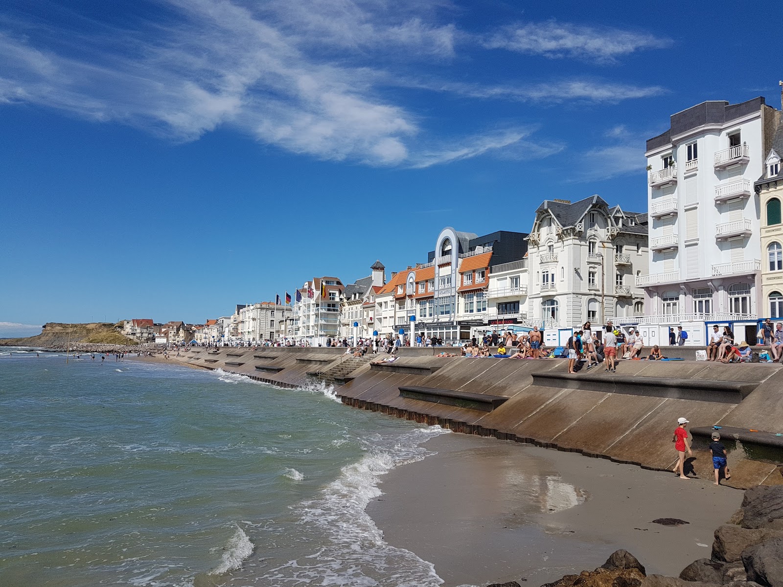 Fotografija Plaža Wimereux z prostorna obala