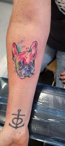 Explore girl thigh tattoo ideas, creative tattoo ideas in Colonial Heights, available at Connellys Tattooing