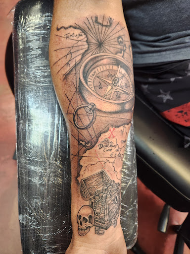 Explore clock tattoos ideas, creative tattoo ideas in Inverness, available at The Perfect Spot Tattoos