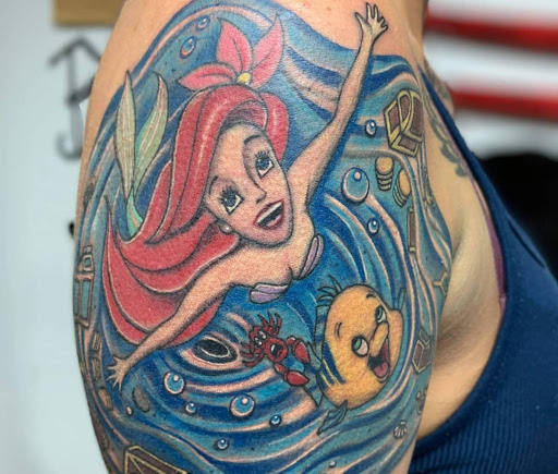 Explore god tattoo ideas for men, creative tattoo ideas in Owosso, available at Expressions Body Art Studio