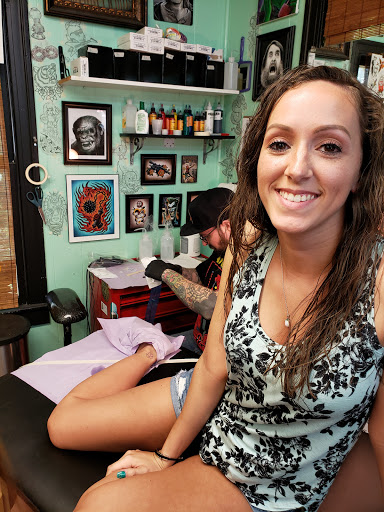 Explore grunge tattoos ideas, creative tattoo ideas in Austin, available at Moms Tattoos