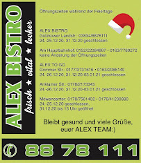 Carte du Alex's To Go à Greifswald