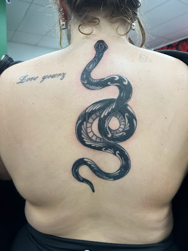 Explore maple leaf tattoo ideas, creative tattoo ideas in La Vista, available at InkedUp Needles