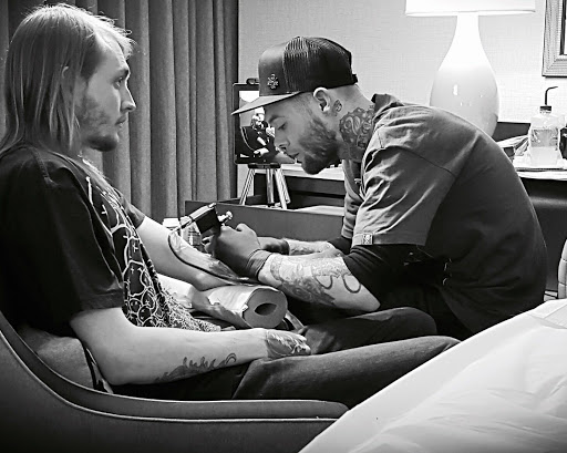 Explore trucking tattoo ideas, creative tattoo ideas in Roscoe, available at Elevated Ink Tattoo