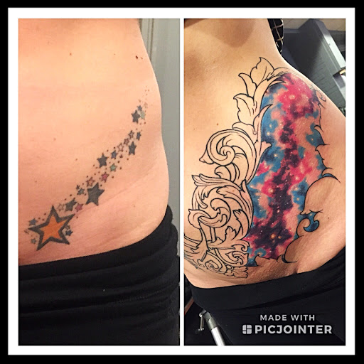 Explore pattern tattoo ideas, creative tattoo ideas in Webster, available at The Modified Collective