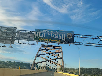 West Virginia State Line Sign