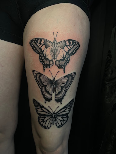 Explore birthday date tattoo ideas, creative tattoo ideas in Warwick, available at Alex Quinn Tattoos