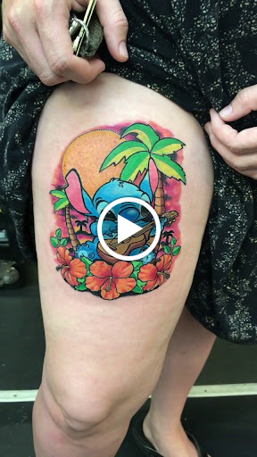 Explore knee tattoo ideas male, creative tattoo ideas in Leesville, available at Revolution Ink Tattoo and Art Gallery