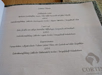 Cortina Oberhof à Oberhof menu