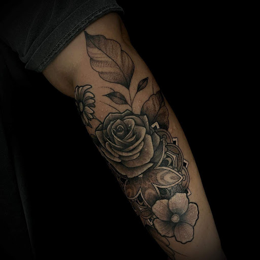 Explore throat tattoo ideas for men, creative tattoo ideas in Valdosta, available at Acid Ink Tattoos