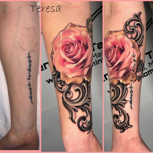 Explore small beach tattoo ideas, creative tattoo ideas in Sanford, available at Venom Ink Tattoo