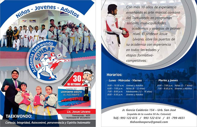TAEKWONDO SONBAE - Gimnasio