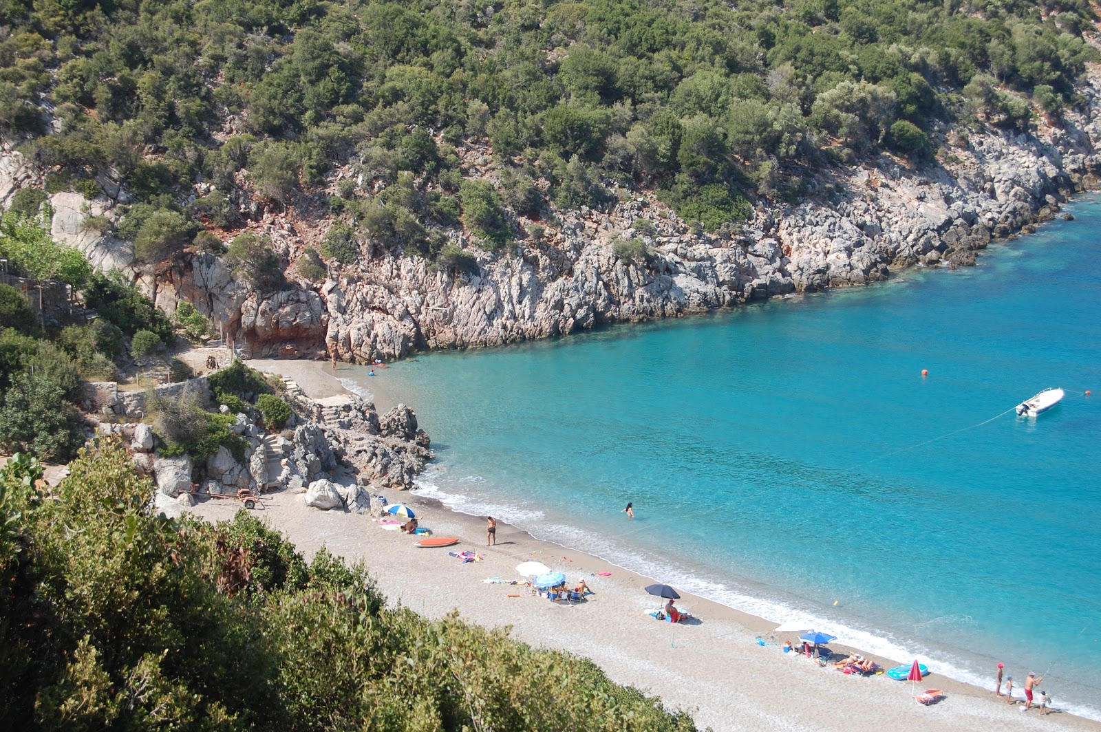 Photo of Tsilaros beach with turquoise pure water surface