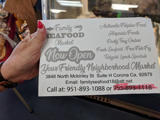 Seafood Market «Family Seafood Market», reviews and photos, 3848 McKinley St, Corona, CA 92879, USA