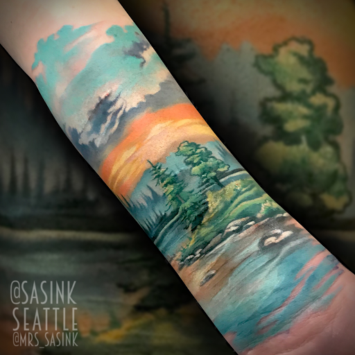 Explore fireman tattoo ideas, creative tattoo ideas in Seattle, available at West Seattle Tattoo