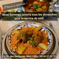 Couscous du Restaurant marocain Palais Sarrazin Restaurant Lounge Oriental à Biot - n°20