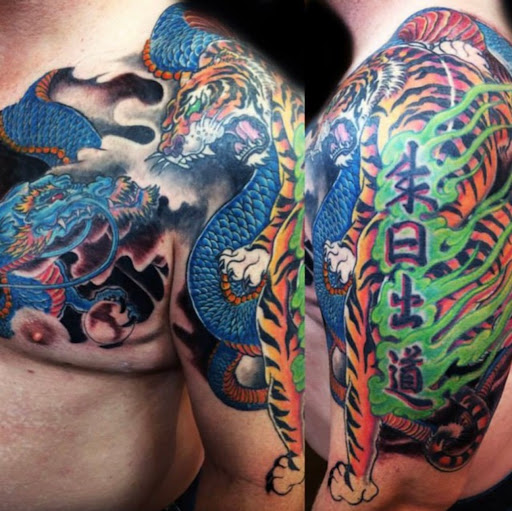 Explore dystopian tattoo ideas, creative tattoo ideas in Aurora, available at Primal Tattoo and Piercing