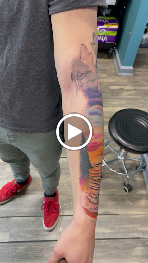 Explore auto mechanic tattoo ideas, creative tattoo ideas in Goose Creek, available at Red Kirin Tattoo