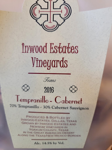 Bistro «Inwood Estates Vineyards Winery & Bistro», reviews and photos, 10303 US-290, Fredericksburg, TX 78624, USA