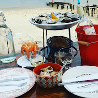 Plats et boissons du Restaurant de fruits de mer Chez Guillaume Degustation d'huitres à Lège-Cap-Ferret - n°14