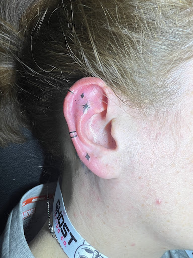 Explore small cartoon tattoo ideas, creative tattoo ideas in Wilmington, available at Rogue Tattoo Studio