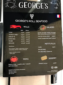 Sandwicherie George’s roll sea food à Nice - menu / carte
