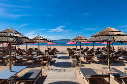Sainte Maxime Marina Plajı'in fotoğrafı ve yerleşim