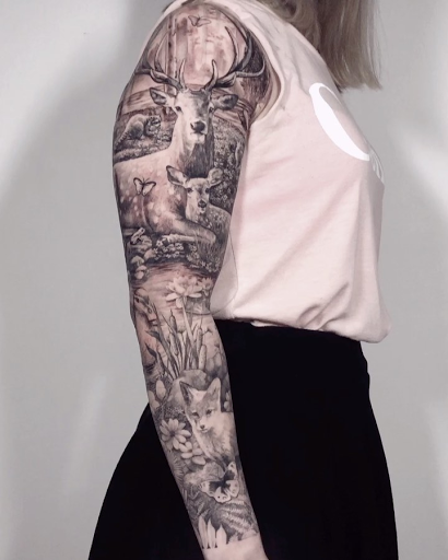 Explore cousin tattoos ideas, creative tattoo ideas in Kissimmee, available at Fallen Sparrow Tattoo Co