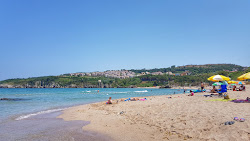 Foto von Akcakese Strand mit lange, gerade küste