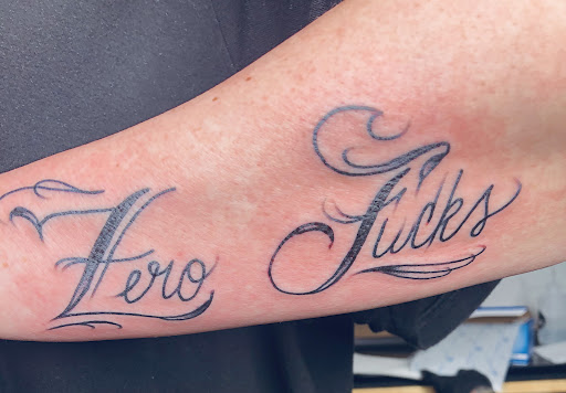 Explore roman numeral tattoo ideas, creative tattoo ideas in Milford, available at Dearly Departed Tattoo Parlor