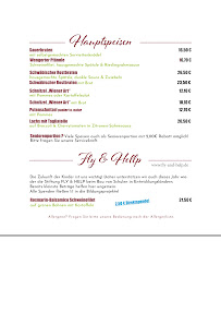 Menu du Weinstube Amalienhof à Beilstein