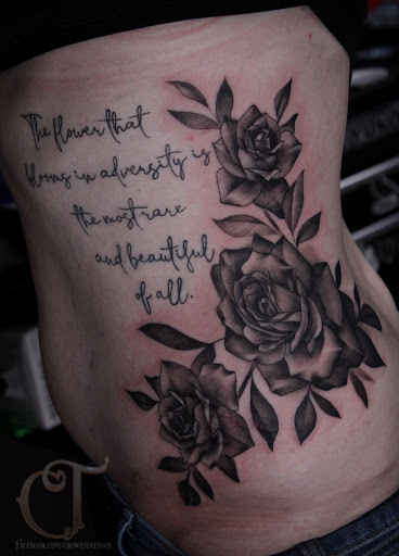 Explore love symbol tattoo ideas, creative tattoo ideas in Houlton, available at Crowes Tattoos