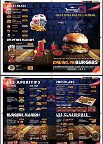 Menu / carte de Terminal Burger Le Bourget à Le Bourget