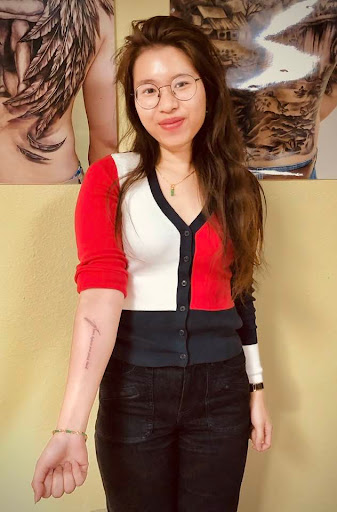 Explore side of the hand tattoo ideas, creative tattoo ideas in Garden Grove, available at Anna Hang Tattoo